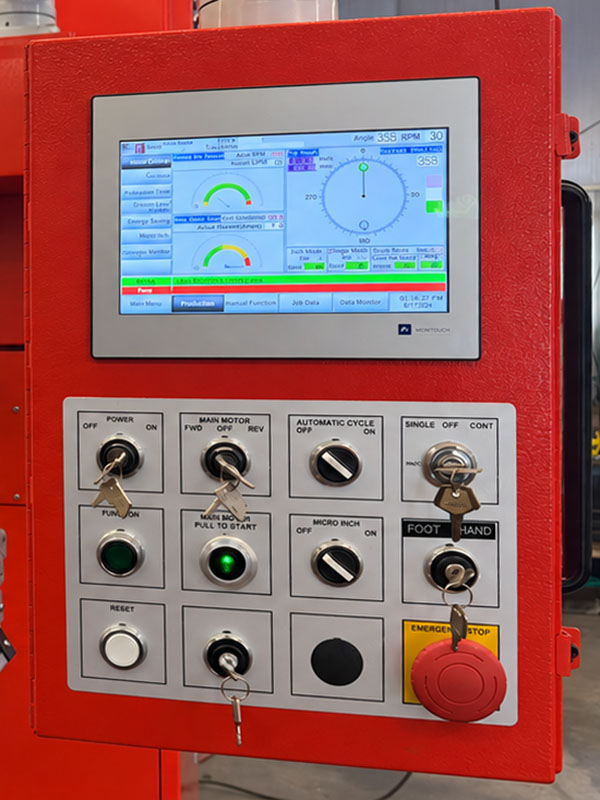 control-panel 60 Ton Single Point Gap Frame Press - Titan Press - TM1-60