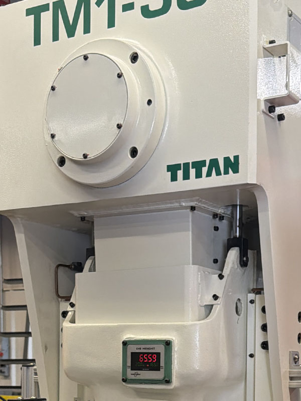 frame-construction 60 Ton Single Point Gap Frame Press - Titan Press - TM1-60
